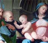 madonna col bambino e santi