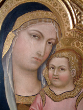 1393 / Taddeo di Bartolo Madonna con il Bambino e Santi. Polittico Pinacoteca. Musei Civici di San Gimignano (SI)